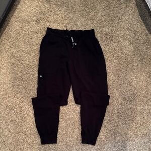 Med Couture Black Jogger Pants